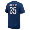 Paris Saint-Germain Lucas Beraldo 35 Hjemme 2024-25 - Herre Fotballdrakt